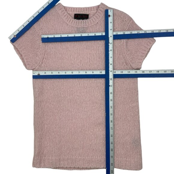 Ralph Lauren Ralph Vintage Sweater M Pink Wool Short Sleeve Crew Quiet Luxury - Picture 6 of 12